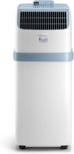 Pinguino Mobile Air Conditioner, for Rooms up to 21.5 m², with Dehumidifier & Fan, 8300 BTU, Quiet Operation, Remote Control, 24-Hour Timer, Energy Efficiency Class A (PACES72YOUNG) [Energy Class A]