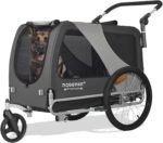 Premium XL 2-in-1 Dog Bicycle Trailer & Jogger 23-45 kg Bicycle Trailer for Dogs Dog Trailer for Bicycle 80106