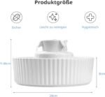 Ceramic Cat Fountain, 2.1 L Drinking Fountain, Water Fountain for Cats, Cats Water Dispenser with 1 Filter and Foam and 1 Ultra Quiet Pump, White - Imagen 6