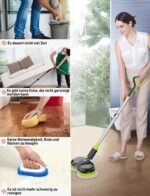 Electric Mop Floor Mop Electric Wireless with Spray Function Battery Mop Polishing Machine 300 ml Water Tank LED Lighting Double Rotation Mop for Wiping and Polishing – Bild 7
