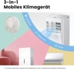 Breezy Cool Pro 2.6 Mobile Air Conditioner, 9,000 BTU, 2.6 kW, Cooling, Ventilating & Dehumidifying, App Control, Room Size up to 88 m³ (33 m²), with Exhaust Hose [Energy Class A] - Image 4