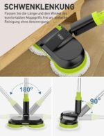 Electric Mop Floor Mop Electric Wireless with Spray Function Battery Mop Polishing Machine 300 ml Water Tank LED Lighting Double Rotation Mop for Wiping and Polishing – Bild 6
