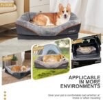 XXL Orthopaedic Dog Bed Memory Foam Dog Bed & Dog Sofa Memory Foam with Removable Washable Cover and Squeaky Toy as a Gift - Imagen 5