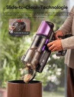 U20 Mop Vacuum Cleaner with Mop Function, 60 KPa 60 Mins Battery Vacuum Cleaner Wireless with Removable Tank, 65 cm Flexible Bending Joint, Anti-Tangle, 7 Layer Filter for Carpets Pet Hair - Imagen 10