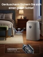 Mobile Air Conditioner, 7,500 BTU Mobile Air Conditioner for Bedroom & Office, 3-in-1 Cooling/Ventilation/Dehumidification, App/Voice Control/Remote Control, Drainage-Free, Window Set, 2.5L/h [Energy Class A] - Image 8
