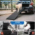 Dog Ramp for Cars 180cm x 47.5cm Extra Long Folding Aluminum Pet Ramp for Large Dogs up to 250 lbs, Portable Waterproof Dog Ramp for SUVs, Trucks and High Loading Areas – Image 6