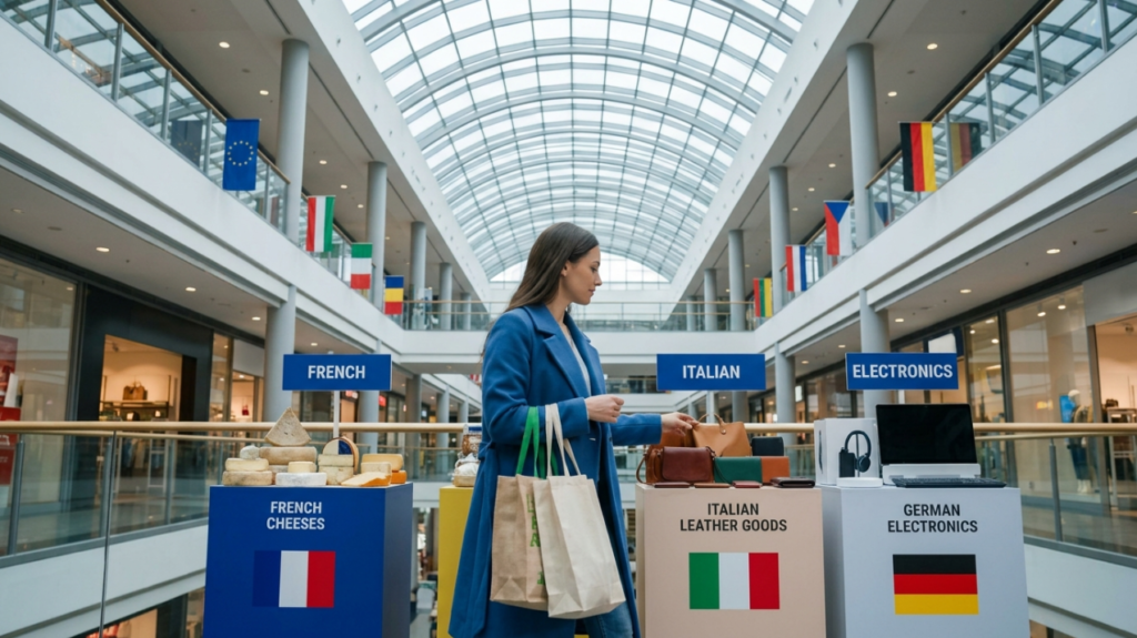 explaining the benefits of cross-border shopping within the EU